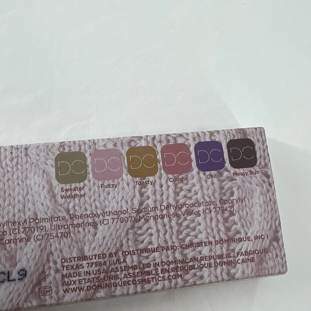 Make Up Dominique Cosmetics Eye Shadow Palette New
